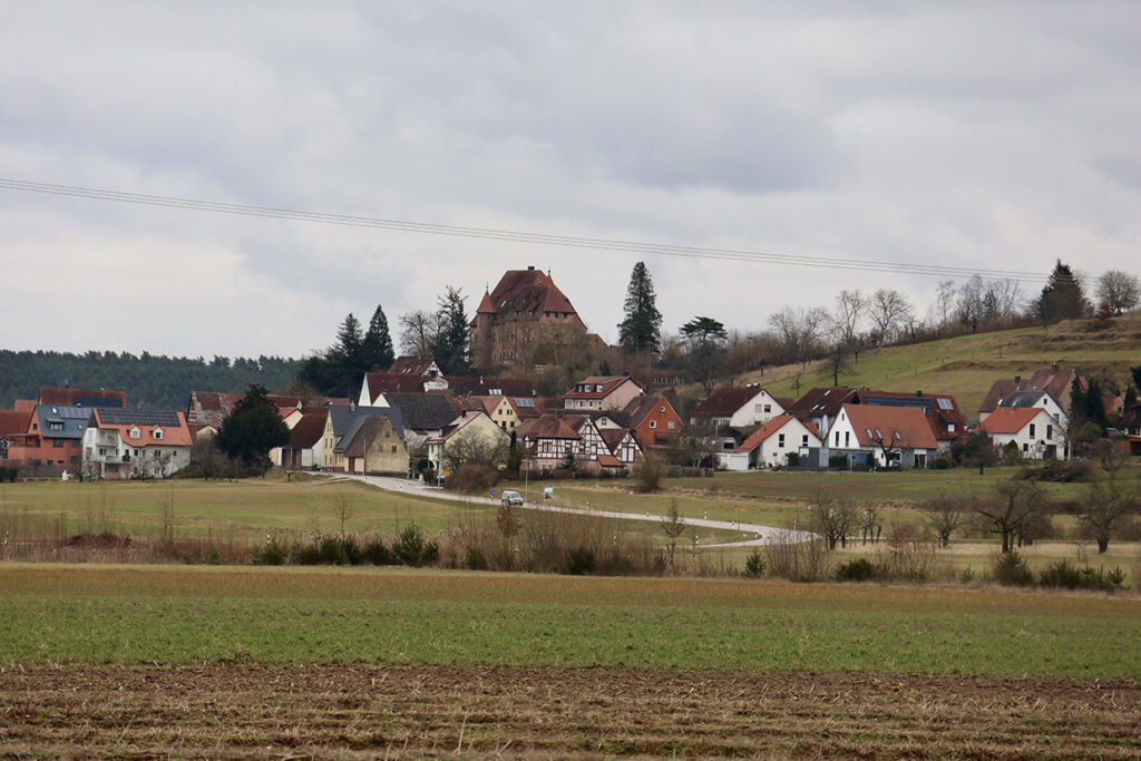 Burg Wernfels im Februar 2027, Foto GOEDE